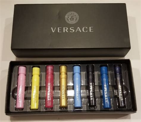 versace 8 pack samples|versace cologne gift set.